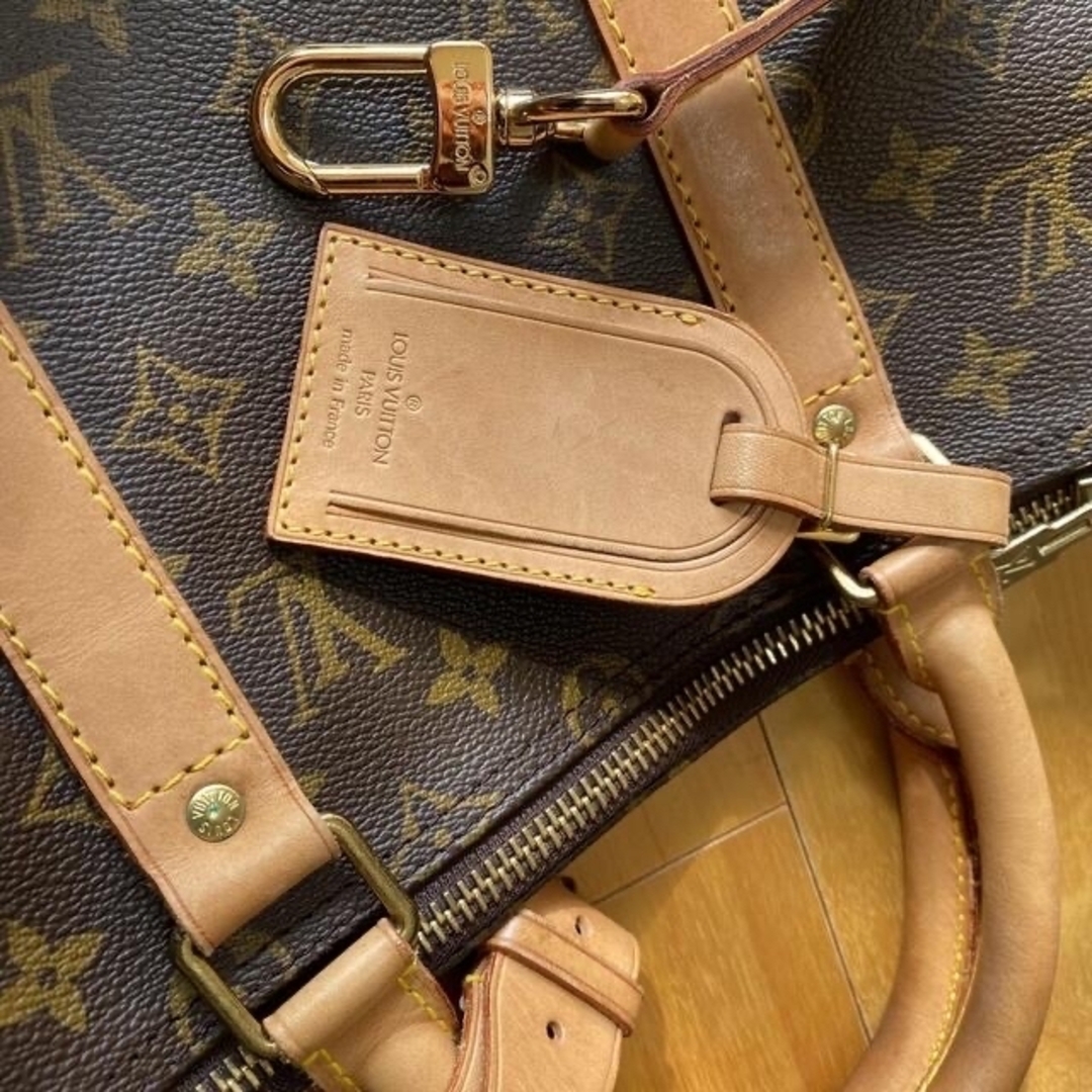 LOUIS VUITTON - LOUIS VUITTON キーポール50ボストン、ストラップ付き