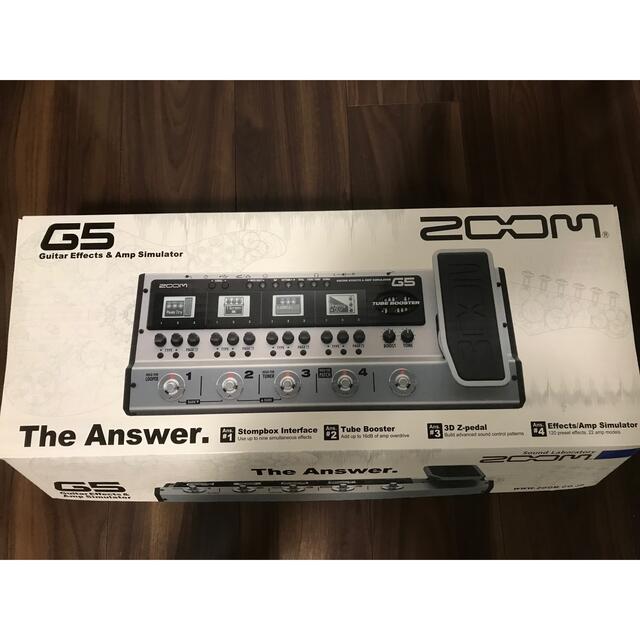 最安値挑戦！
 ズーム ZOOM(ズーム) アンプシミュレーター / ギター用エフェクト・アンプシミュレーター ZOOM マルチエフェクター G3X ZOOM ギター用エフェクト・アンプシミュレーターG5 G5 スマホ/家電/カメラその他 3