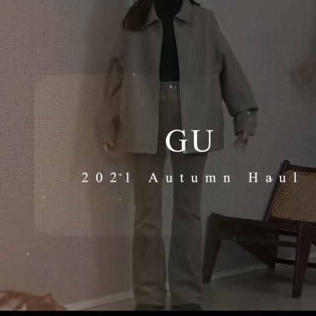 GU(ジーユー)のGU フェイクレザーオーバーサイズブルゾン　フェイクレザーブルゾン メンズのジャケット/アウター(レザージャケット)の商品写真