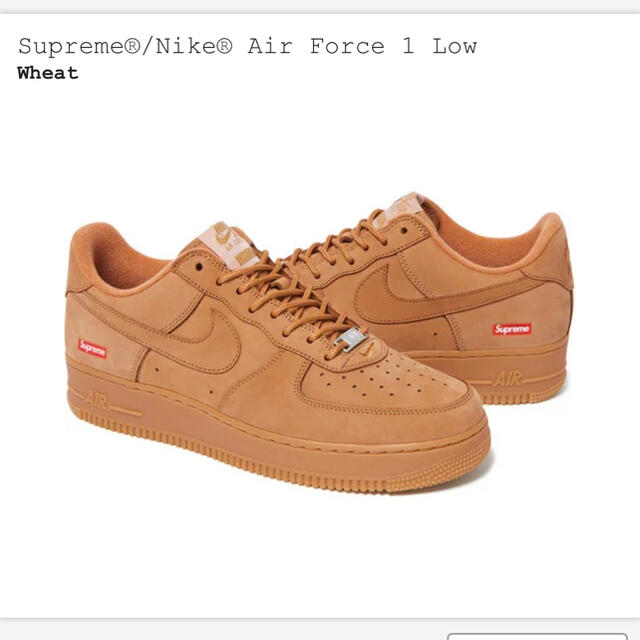 Supreme NIKE Air Force 1 27.5 US9.5