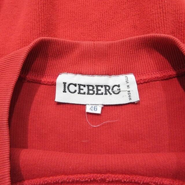 ICEBERG(アイスバーグ)のアイスバーグ トレーナー スウェット 長袖 刺繍 動物 キツネ 丸首 赤 46 レディースのトップス(トレーナー/スウェット)の商品写真