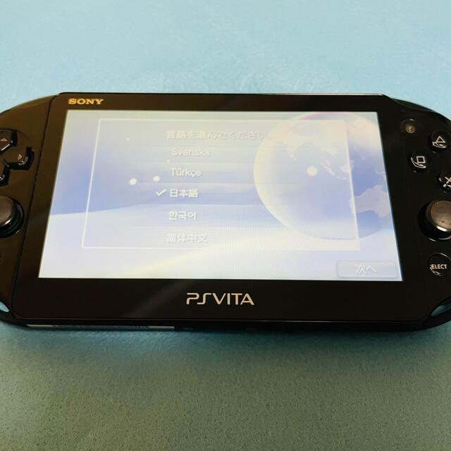 ☆美品☆PSVita PCH-2000 ZA11 SONY ブラック 本体