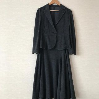 コムサデモード(COMME CA DU MODE)の最終お値下げ　Gabardine K.T ニットスーツ(セット/コーデ)