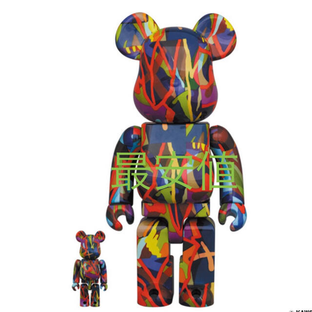 キャラクターグッズ MEDICOM TOY - BE@RBRICK KAWS TENSION 100% 400%