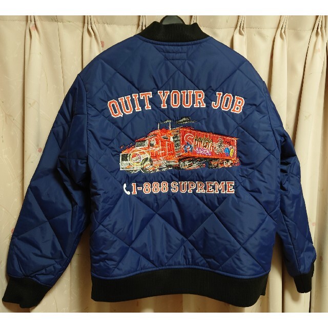 SUPREME Quit Your Job Quilted Work【S】 100％品質 51.0%OFF