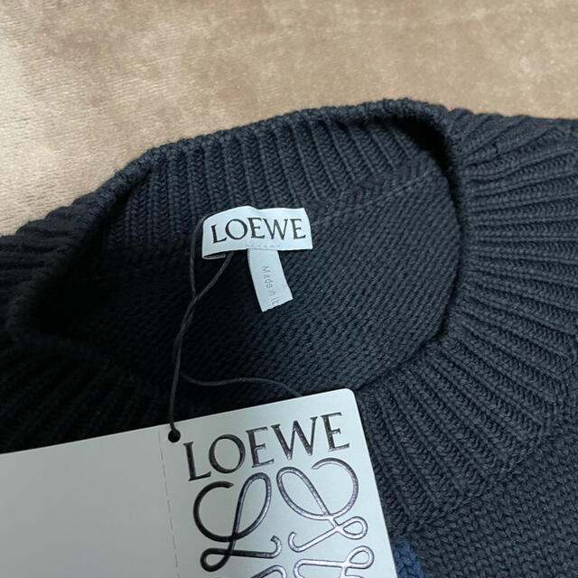 新品】 LOEWE アナグラム エンブロイダリー セーター Sサイズ