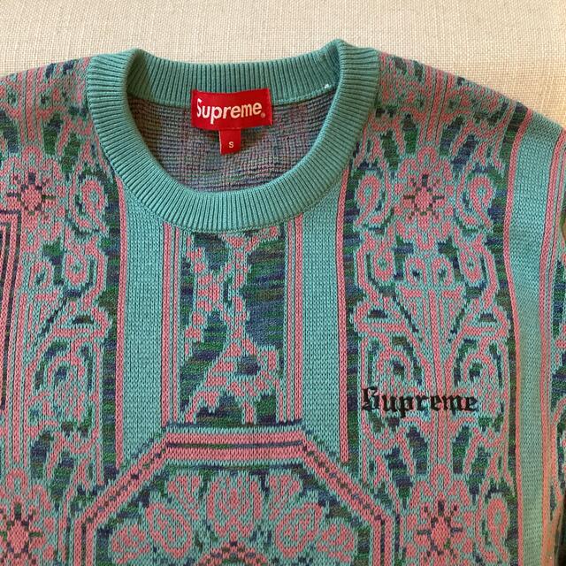 supreme tapestry sweater S