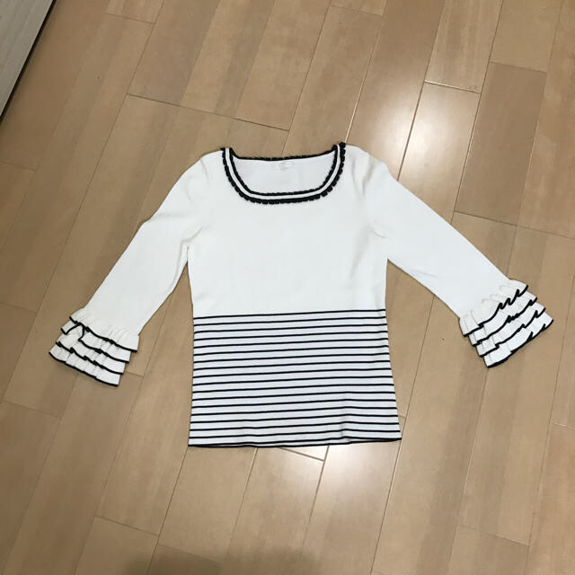 TO BE CHIC(トゥービーシック)の☆やっち様専用☆トゥービーシック ボーダーカットソー レディースのトップス(カットソー(長袖/七分))の商品写真