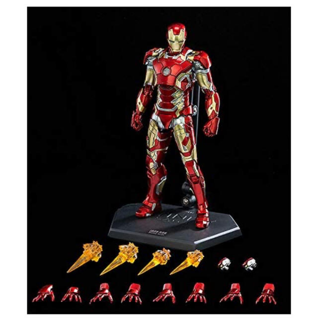 GOOD SMILE COMPANY(グッドスマイルカンパニー)のマーベルアベンジャーズ [1/12スケール DLX アイアンマン マーク43]  エンタメ/ホビーのフィギュア(アメコミ)の商品写真