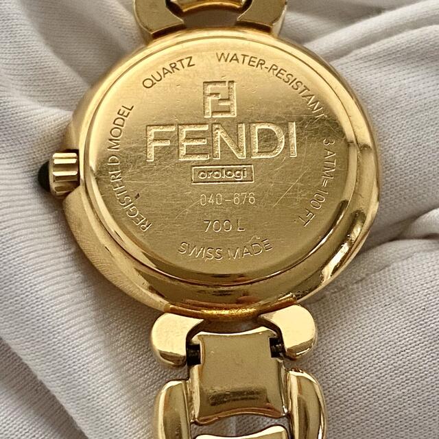 フェンディ FENDI レディース 腕時計 電池新品 700L ゴールド - www