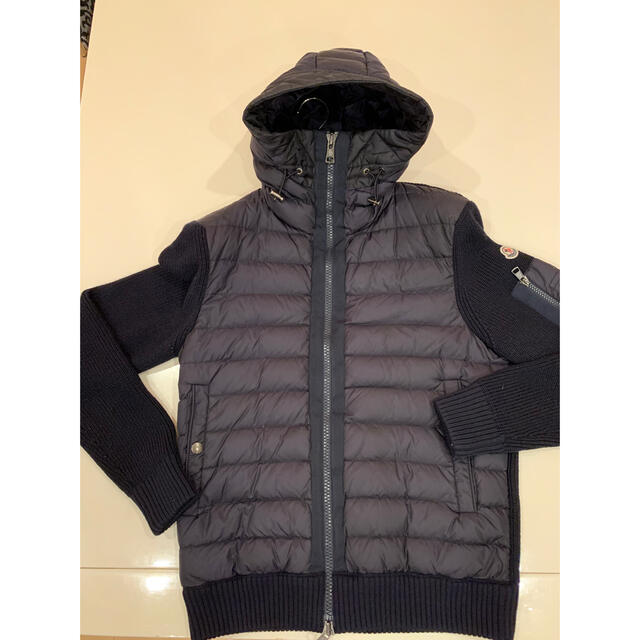 好きに MONCLER - モンクレール ニットダウン ダウンジャケット