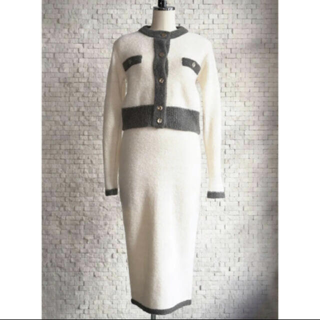 herlipto♡Textured Wool-blend Two Piece - セット/コーデ