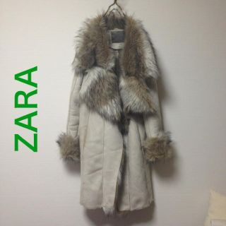 ザラ(ZARA)のZARAムートンコート(ロングコート)