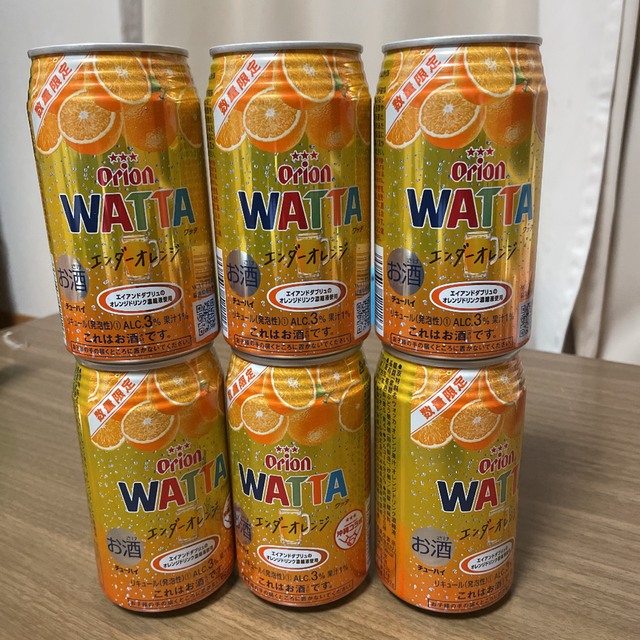 WATTA エンダーオレンジ　6缶セット 食品/飲料/酒の酒(リキュール/果実酒)の商品写真