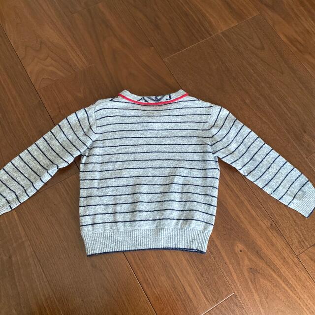 ARMANI JUNIOR(アルマーニ ジュニア)のアルマーニ　ニット　4A キッズ/ベビー/マタニティのキッズ服男の子用(90cm~)(ニット)の商品写真