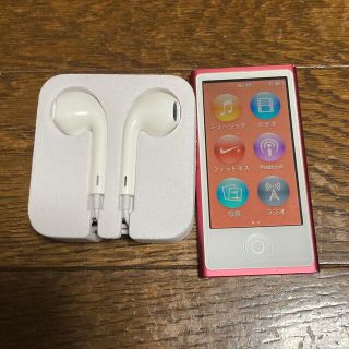 アップル(Apple)のApple A1446 iPod nano 第7世代 16GB ピンク アップル(ポータブルプレーヤー)