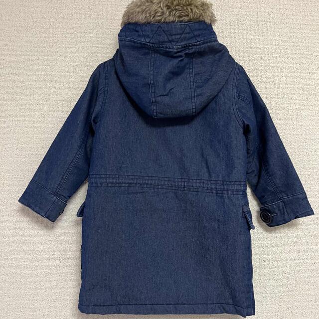 デニムコート　男女兼用　105cm キッズ/ベビー/マタニティのキッズ服女の子用(90cm~)(コート)の商品写真