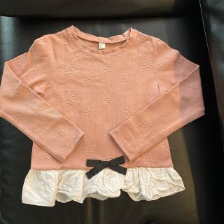 エフオーキッズ(F.O.KIDS)のhytmyさま専用♡裾フリル&ボーダーカットソー(Tシャツ/カットソー)