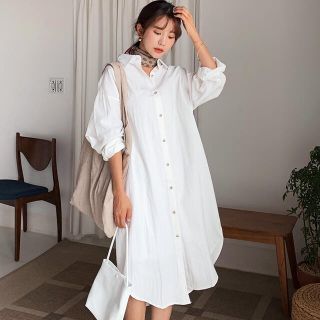 ディーホリック(dholic)のDHOLIC ディーホリック トップス ワンピース シャツ　シャツワンピ(シャツ/ブラウス(長袖/七分))