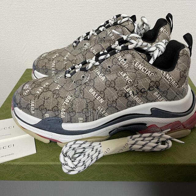 Balenciaga(バレンシアガ)のGUCCI × BALENCIAGA トリプルS スニーカー 42 メンズの靴/シューズ(スニーカー)の商品写真