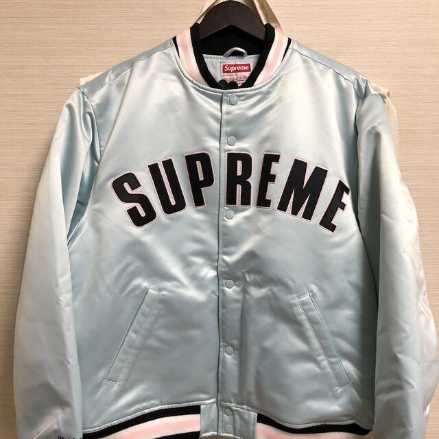 Supreme Mitchell & Ness Satin Varsityジャケット/アウター