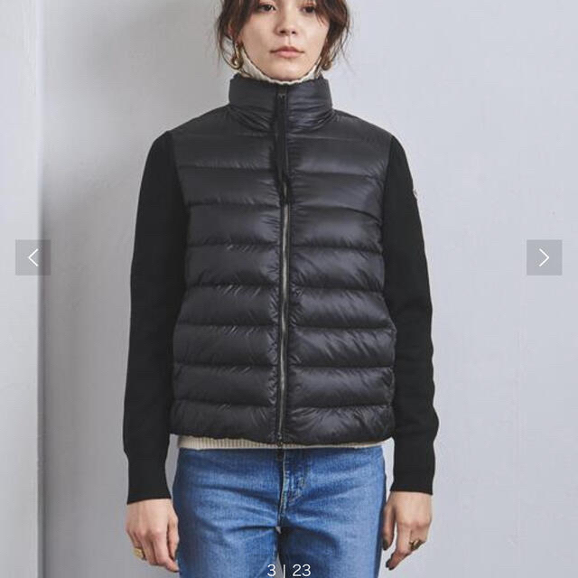 MONCLER(モンクレール)の【MONCLER】ダウンコンビカーディガン レディースのジャケット/アウター(ダウンジャケット)の商品写真