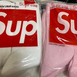 シュプリーム(Supreme)のバラ売り2足Supreme / Hanes Crew Socks (ソックス)