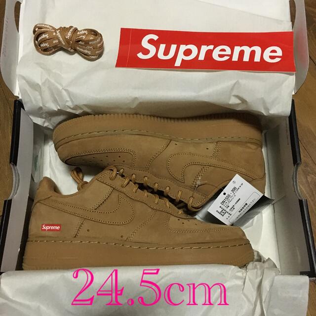 Supreme Nike Air Force 1 Low Flax Wheat