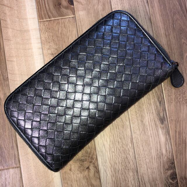 長財布 bottega veneta ボッテガ　ボッテガ べネタ シルバーファッション小物