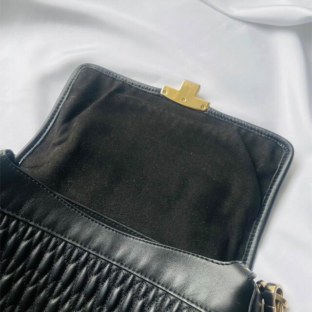 Furla(フルラ)の極美品　FURLA フルラ　ショルダーバッグ　キルティング　レザー　チェーン　黒 レディースのバッグ(ショルダーバッグ)の商品写真