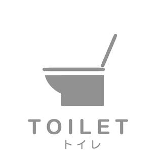 トイレステッカーシール　トイレサイン　ハンドメイド(インテリア雑貨)