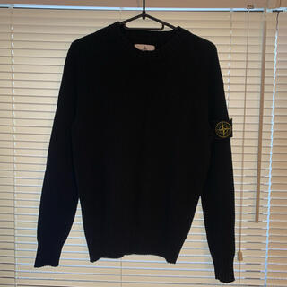 ストーンアイランド(STONE ISLAND)の★美品　STONE ISLAND ニットセーター M ブラック★(ニット/セーター)