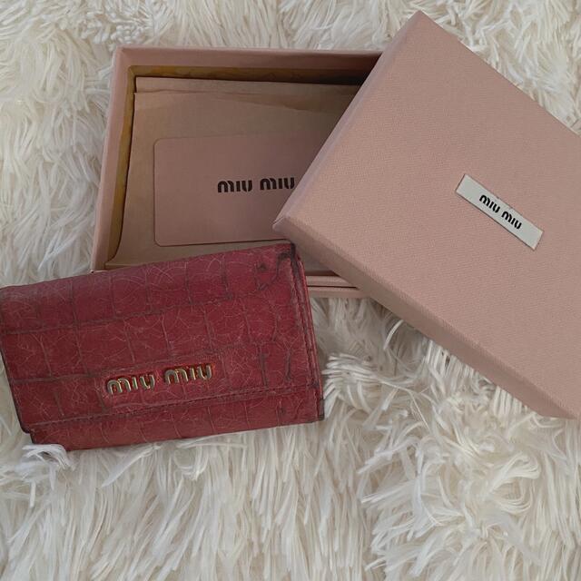 miumiu(ミュウミュウ)のmiu miu キーケース レディースのファッション小物(キーケース)の商品写真