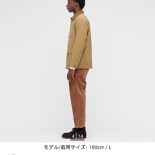 UNIQLO(ユニクロ)のUNIQLO「新品タグ付き」＊ユーティリティジャケット(BROWN)・Mサイズ メンズのトップス(その他)の商品写真