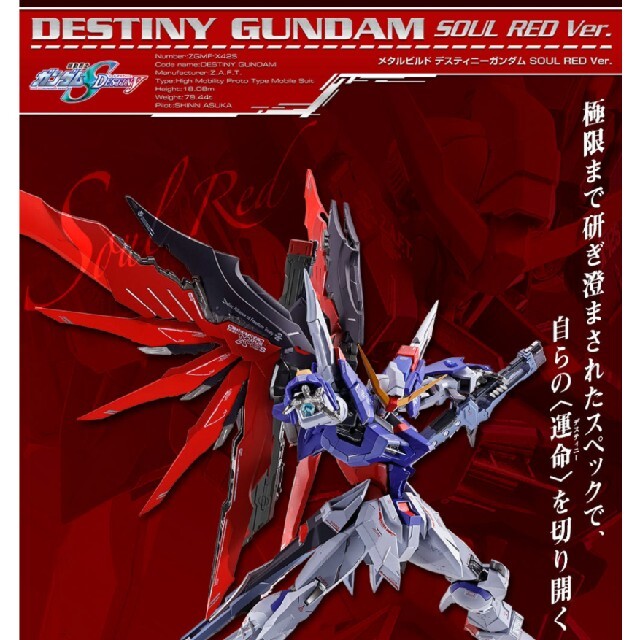 【新品未開封】METAL BUILD デスティニーガンダム SOUL RED