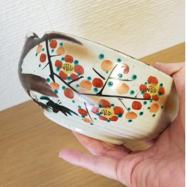 九谷青窯(クタニセイヨウ)の九谷焼　鉢 エンタメ/ホビーの美術品/アンティーク(陶芸)の商品写真