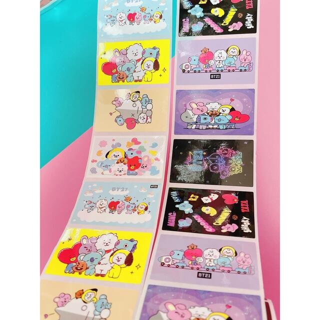 新作 BT21 海外シール ロールシール 2ロールセットの通販 by 新作 BT21 海外シール ロールシール 2ロールセットの通販 by