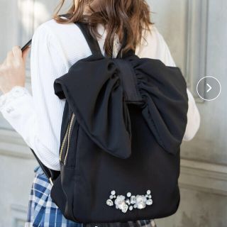 tocco - 未使用♡tocco closet♡リボンビジューリュックの通販 by