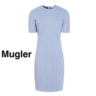 ティエリーミュグレー(Thierry Mugler)のレア　訳あり　新品　MUGLER ミュグレー　ワンピース 38 (ひざ丈ワンピース)