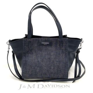 ジェイアンドエムデヴィッドソン(J&M DAVIDSON)の美品 ジェイ&エムデヴィッドソン バッグ デニム 01-21052803(ショルダーバッグ)