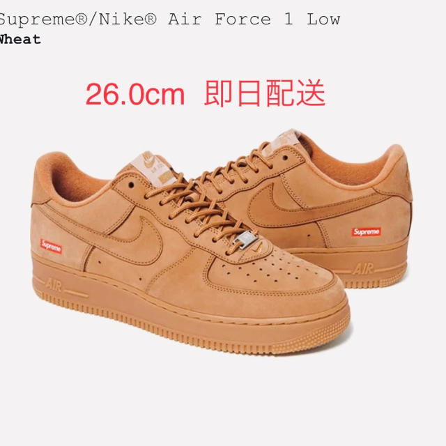 メンズSupreme Nike Air Force 1 Low  エアフォース1