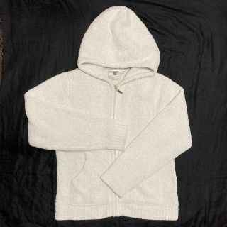 【未使用】kashwere  ジップアップ PARKA フーディ　白