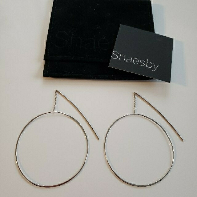 SHAESBY シェイスビー K14WG フープピアス 【在庫あり】 51.0%OFF www