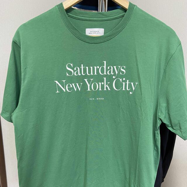 Saturdays NYC Tシャツ　Mサイズ　グリーン | フリマアプリ ラクマ