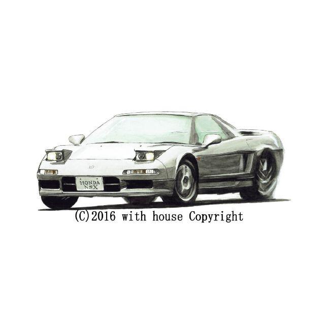 ホンダ(ホンダ)のNC-1172ホンダNSX/S2000限定版画サイン額装済作家平右ヱ門 自動車/バイクの自動車(その他)の商品写真