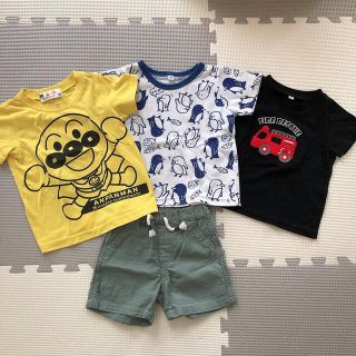 ニシマツヤ(西松屋)の男の子向け西松屋Tシャツ&パンツセット　90〜95cm(Tシャツ/カットソー)