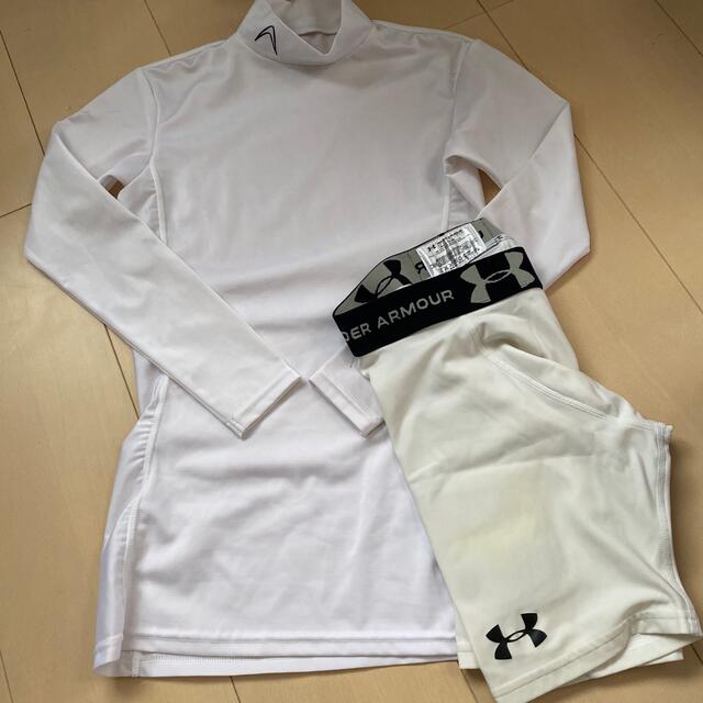 UNDER ARMOUR(アンダーアーマー)のUK様専用●サッカー インナーセット★ジュニア★UNDER ARMOR スポーツ/アウトドアのサッカー/フットサル(ウェア)の商品写真