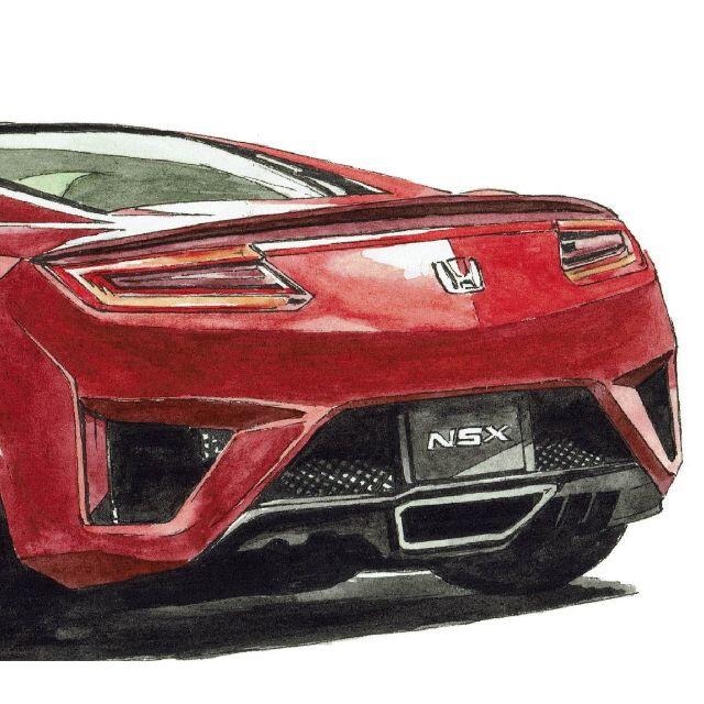 NC-1175ホンダNSX/S2000限定版画サイン額装済作家平右ヱ門 4