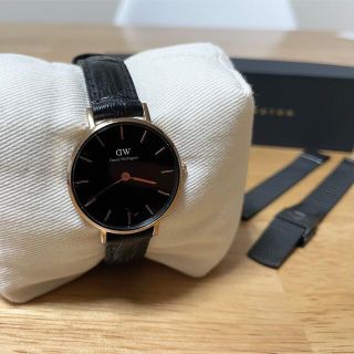 ダニエルウェリントン(Daniel Wellington)の【値下げ中】danielwellington 腕時計(ブラック)(腕時計)