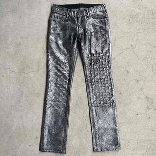 アートヴィンテージ(ART VINTAGE)のUsed Silver Coated Jeans(デニム/ジーンズ)